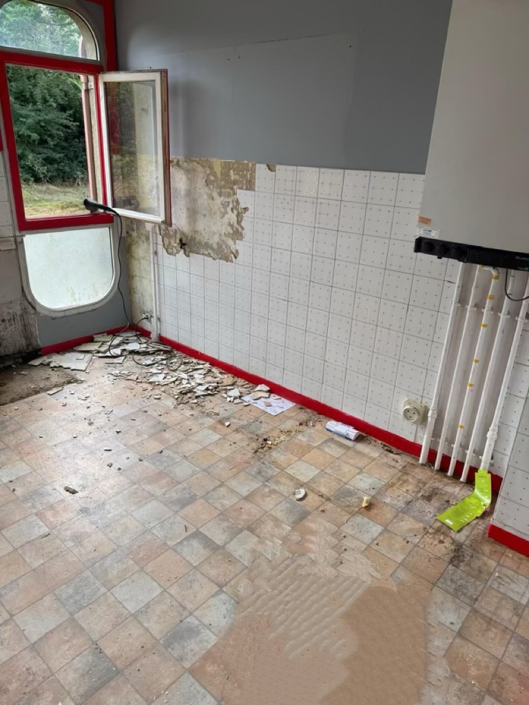 changement complet d'une cuisine avant